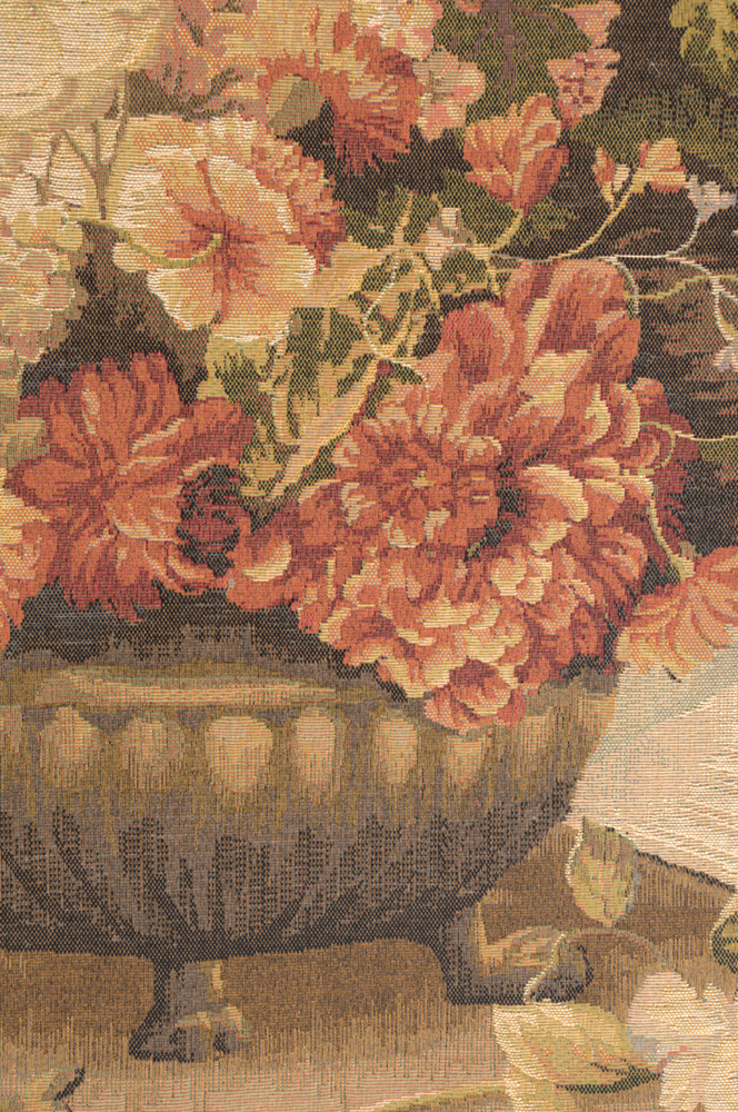 Bouquet Tulipe Clair French Tapestry Wall Hanging 37x27 Inch Cotton Jacquard Woven Wall Tapestry