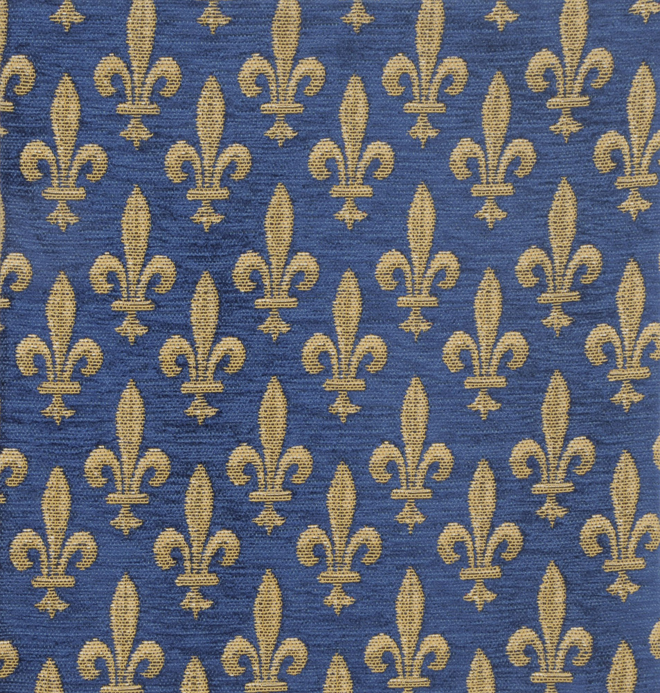 Napoleon Fleur de Lys Reduit Tapestry Pillow Cover 14x14 Inch Cotton Jacquard Woven Cushion Cover