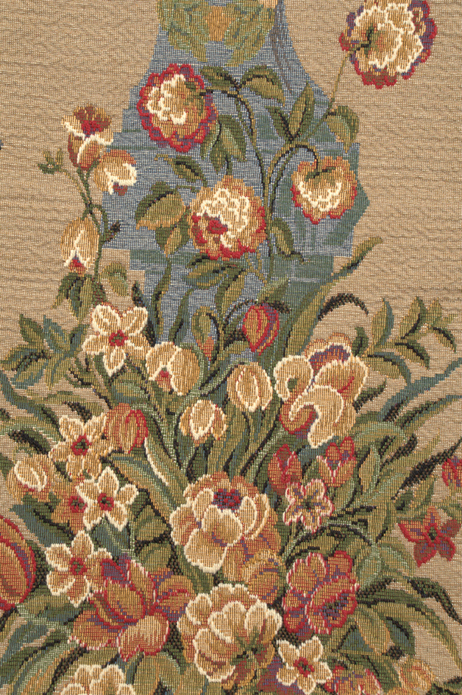 Loggia Columns European Tapestry Wall Hanging 106x122 Inch Cotton Jacquard Woven Wall Tapestry