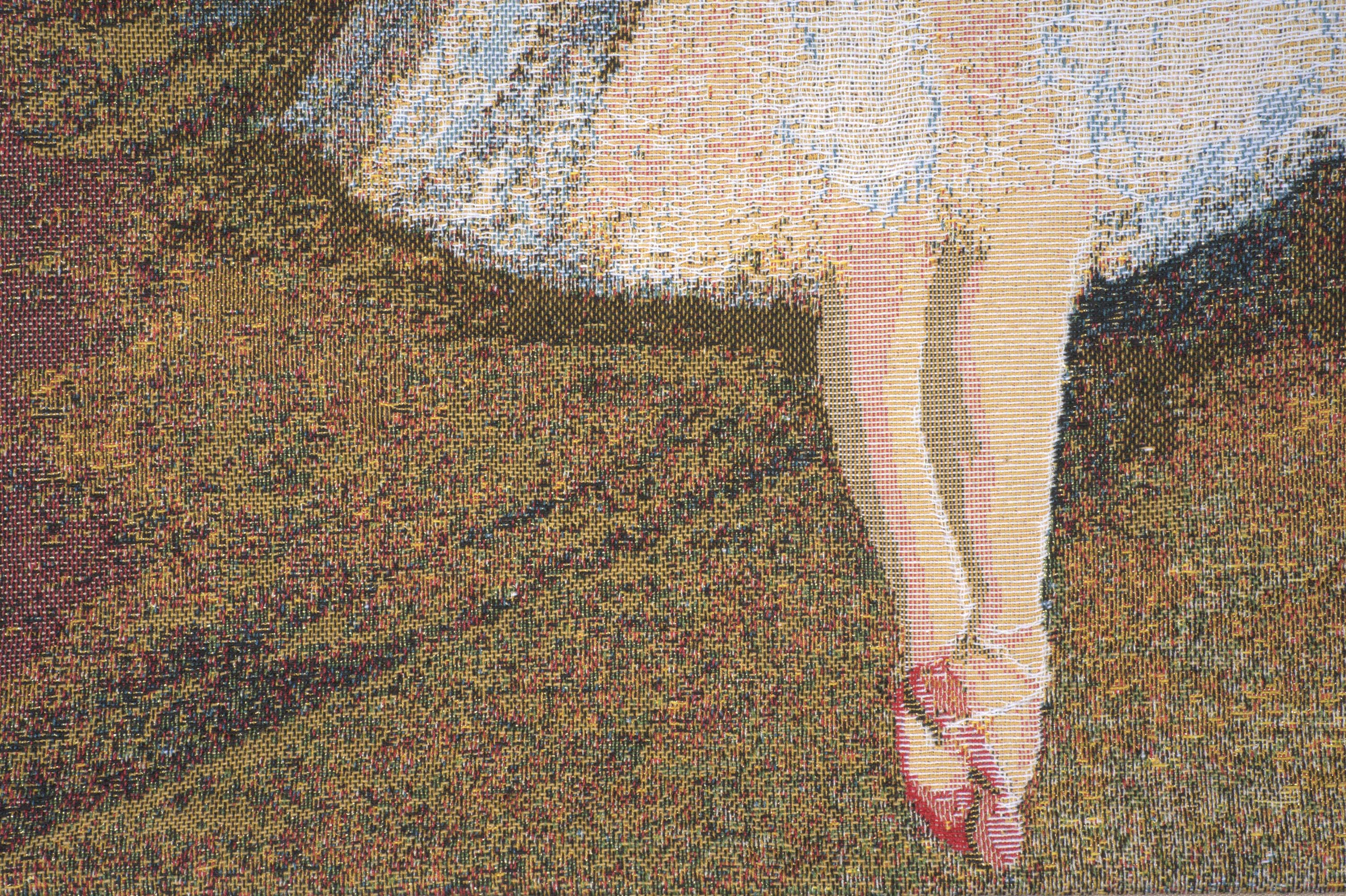 Edgar Degas Deux Danseuses Large Tapestry Pillow Cover 18x18 Inch Cotton Jacquard Woven Cushion Cover