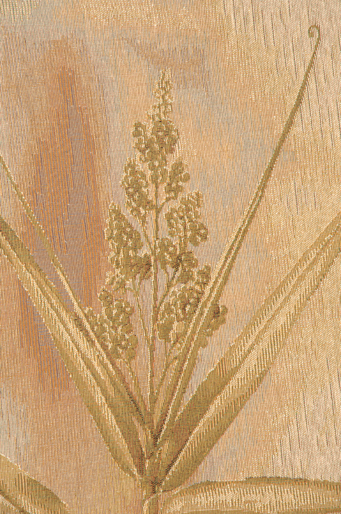 Oriental Bamboo II Floral Tapestry Wall Hanging 57 x 40 in Asian Botanical Bamboo Jacquard Woven Wall Art