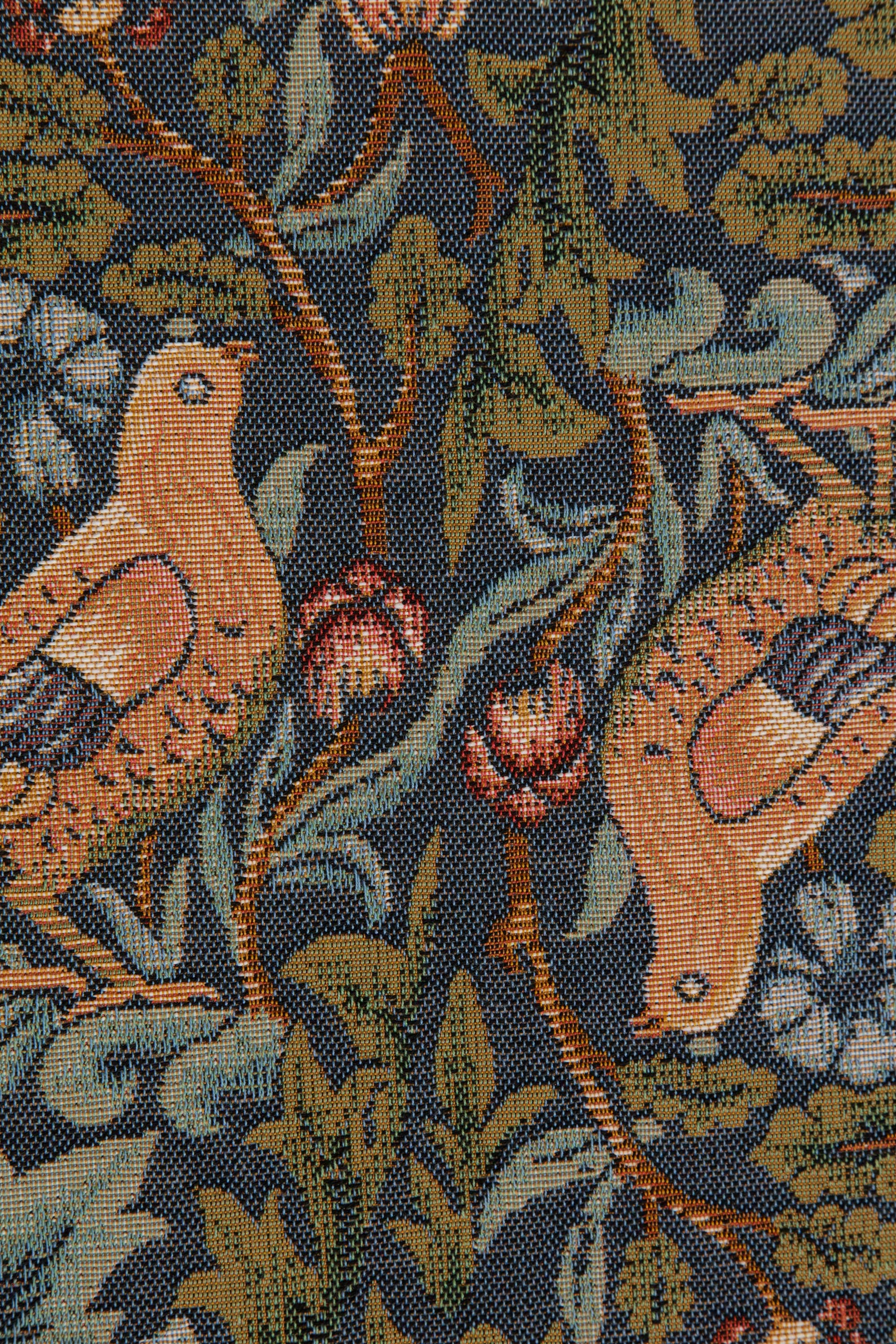 Brother Rabbit Small French Jacquard Woven Table Runner 35x14 Inch Arts Crafts Decor