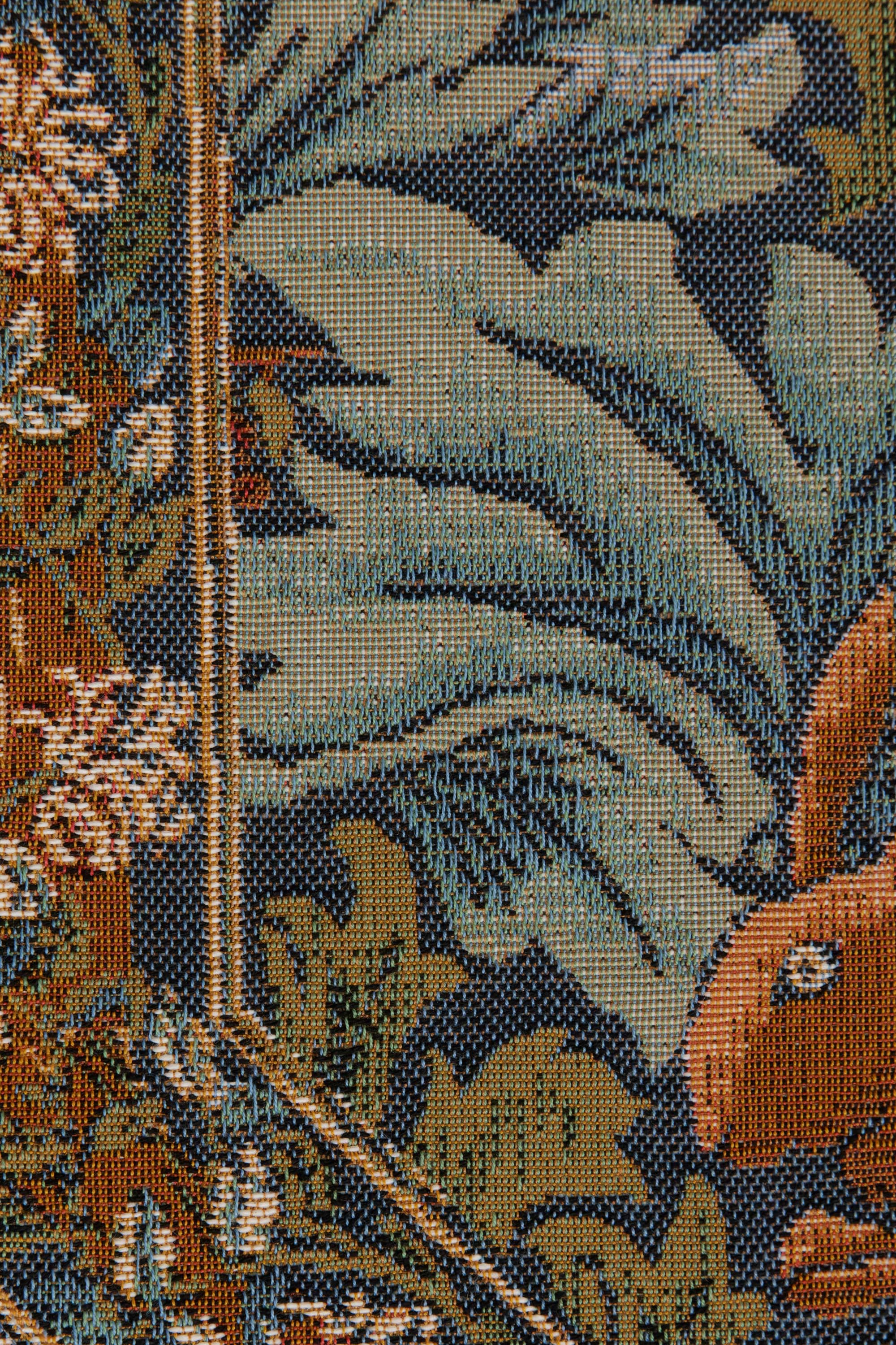 Brother Rabbit Small French Jacquard Woven Table Runner 35x14 Inch Arts Crafts Decor