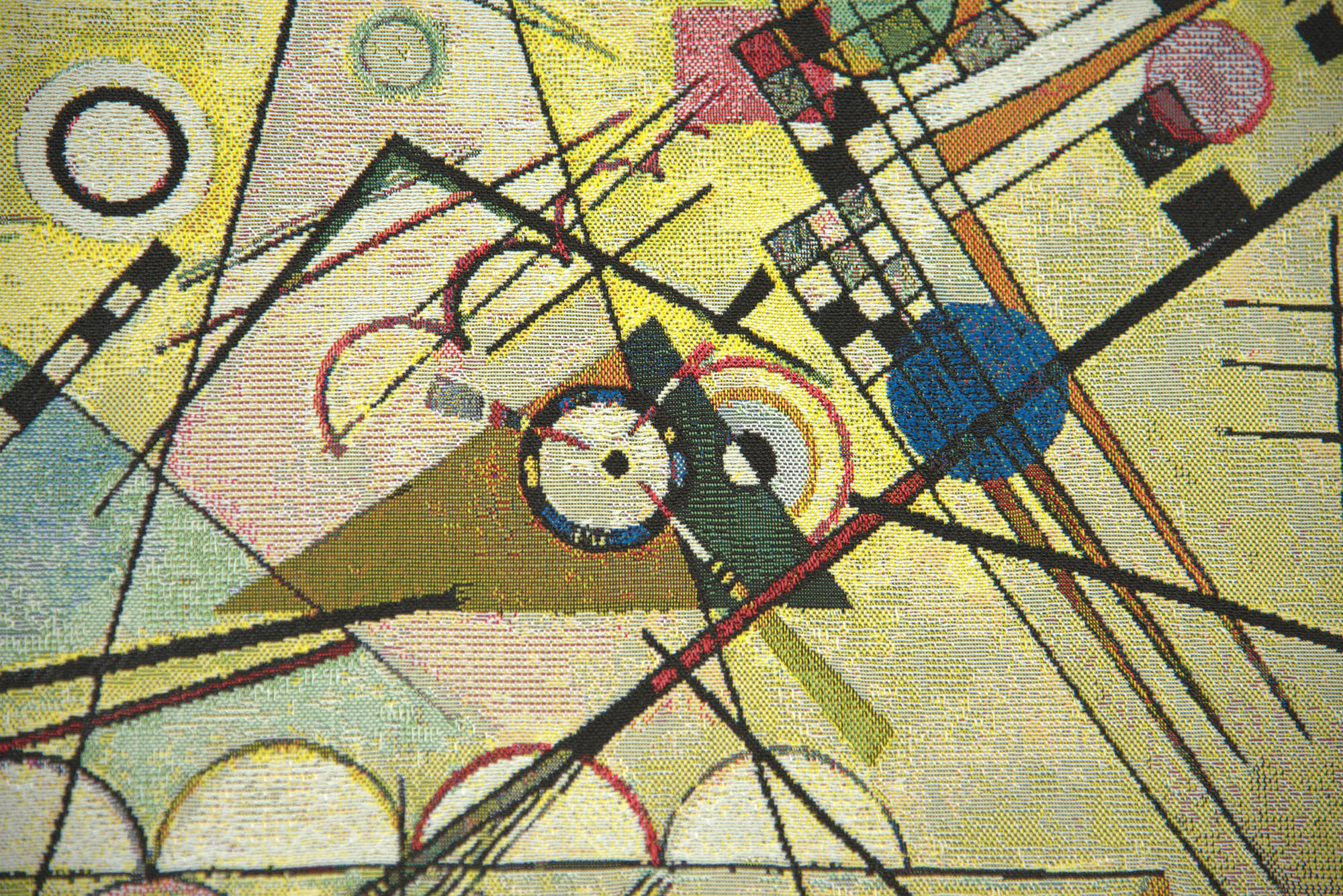 Wassily Kandinsky Composition VIII European Tapestry Wall Hanging 19x27 Inch Cotton Jacquard Woven Wall Tapestry