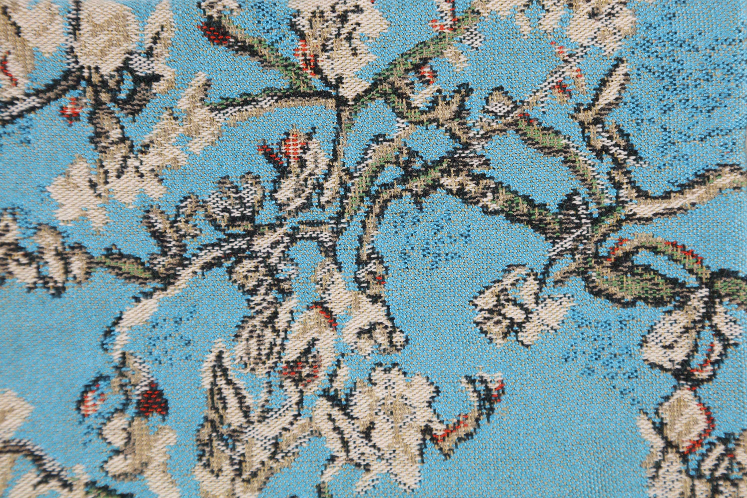 Vincent Van Gogh The Almond Blossom Tapestry Pillow Cover 16x16 Inch Cotton Jacquard Woven Cushion Cover