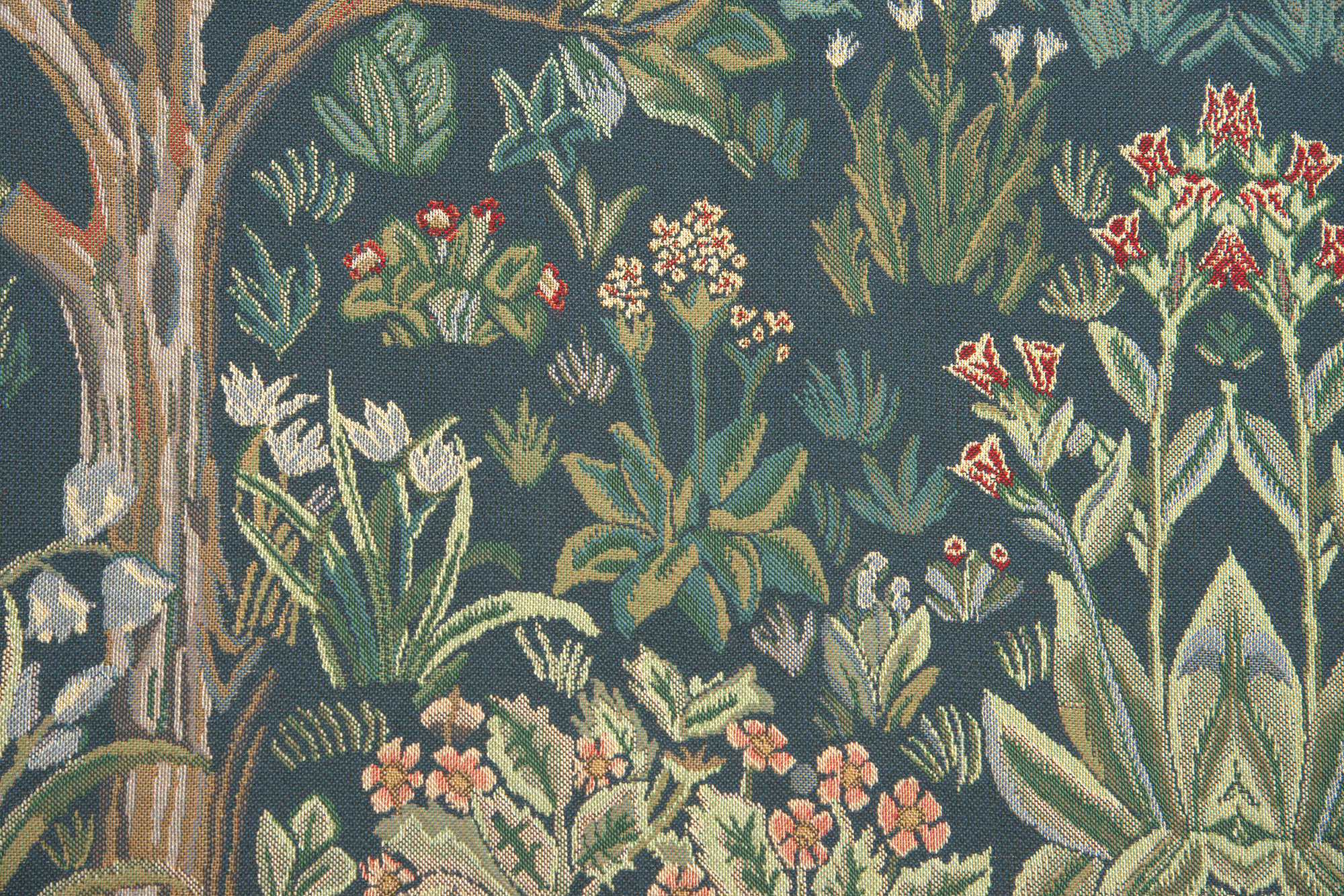 William Morris The Tree of Life Forest Tapestry Wall Hanging 68 x 81 in