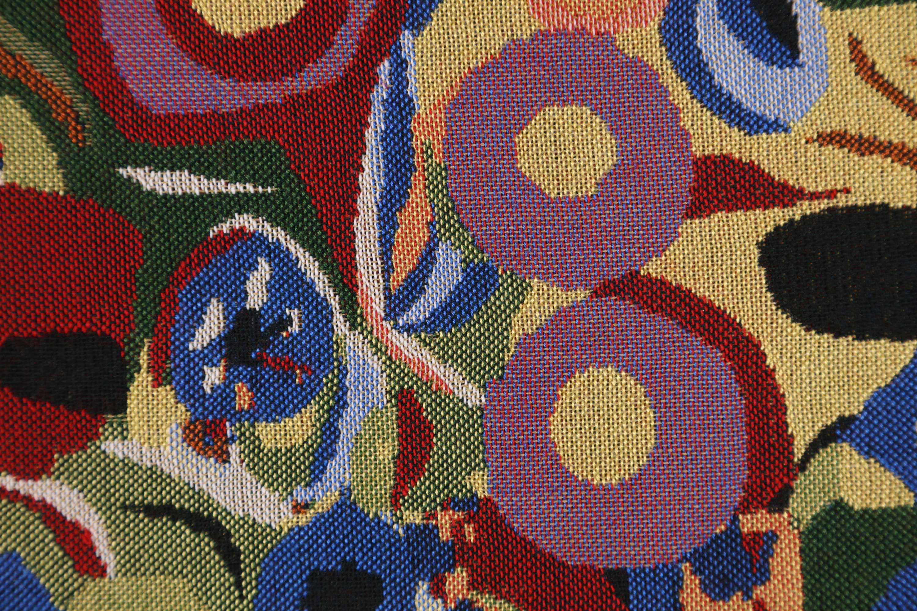 Gustav Klimt Swirls Tapestry Pillow Cover 16x16 Inch Cotton Jacquard Woven Cushion Cover