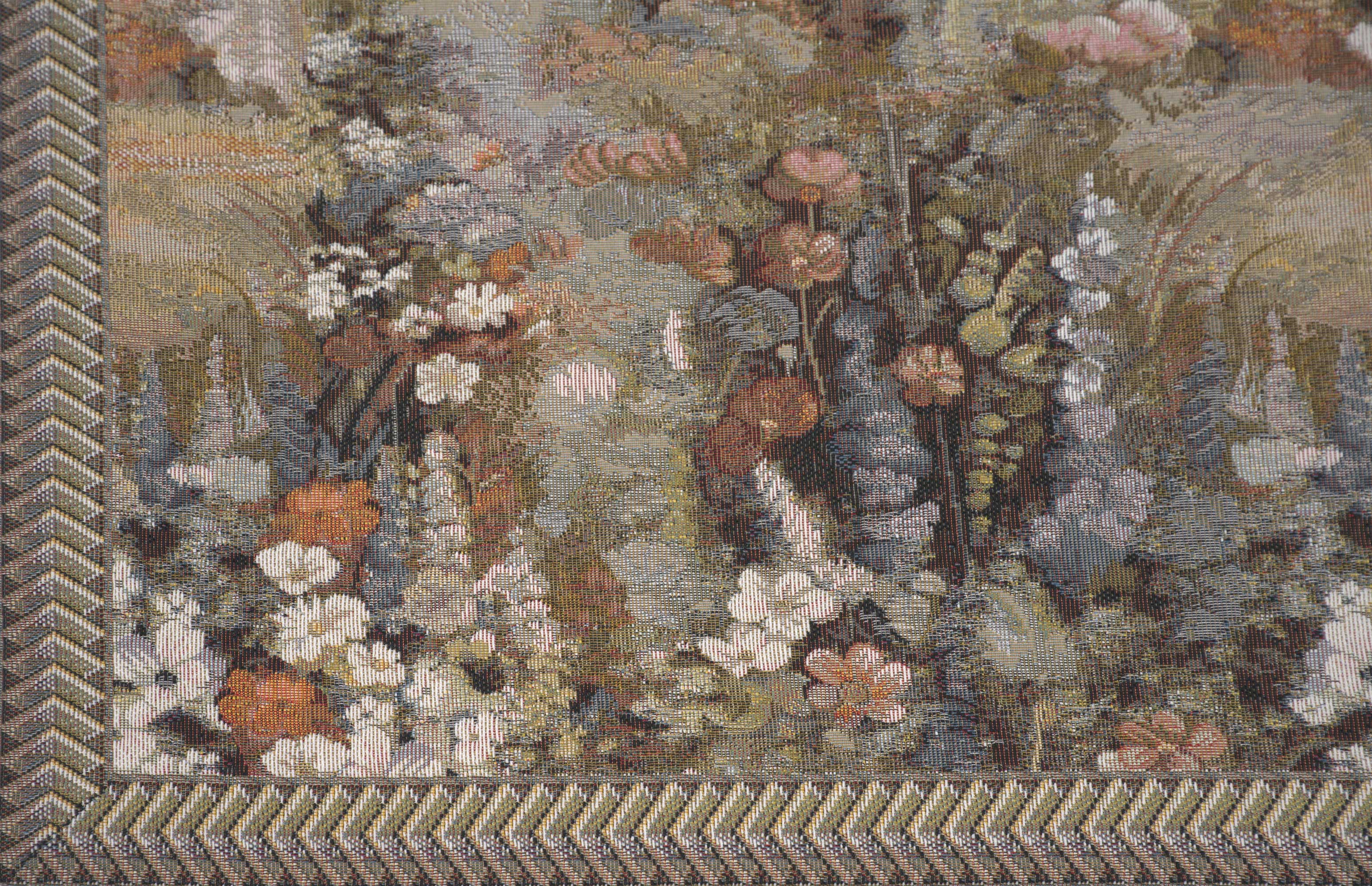 Garden of Eden Tapestry Wall Hanging 27x54 Inch Cotton Jacquard Woven Wall Tapestry