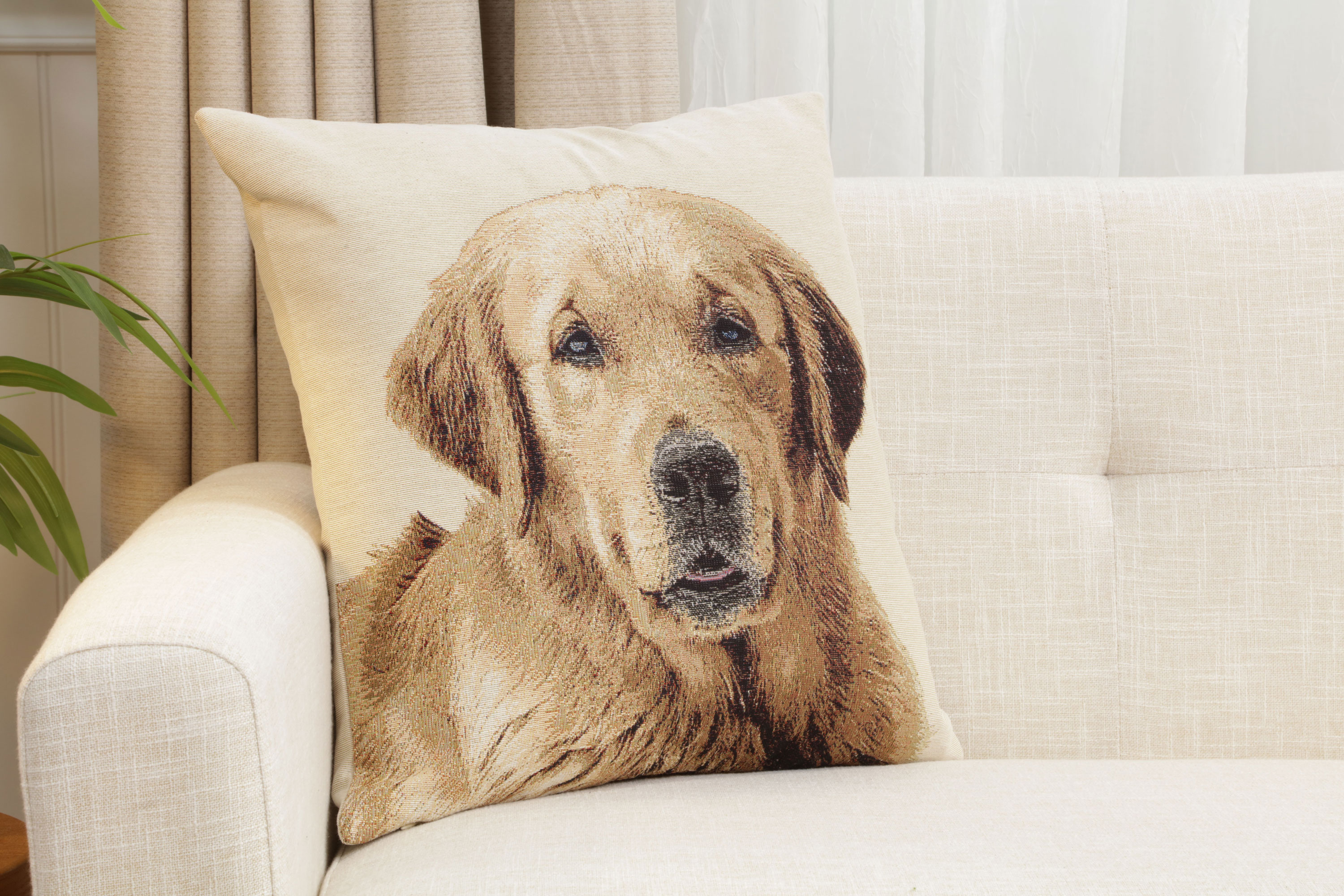 Marley Tapestry Pillow Cover 18x18 Inch Cotton Jacquard Woven Cushion Cover