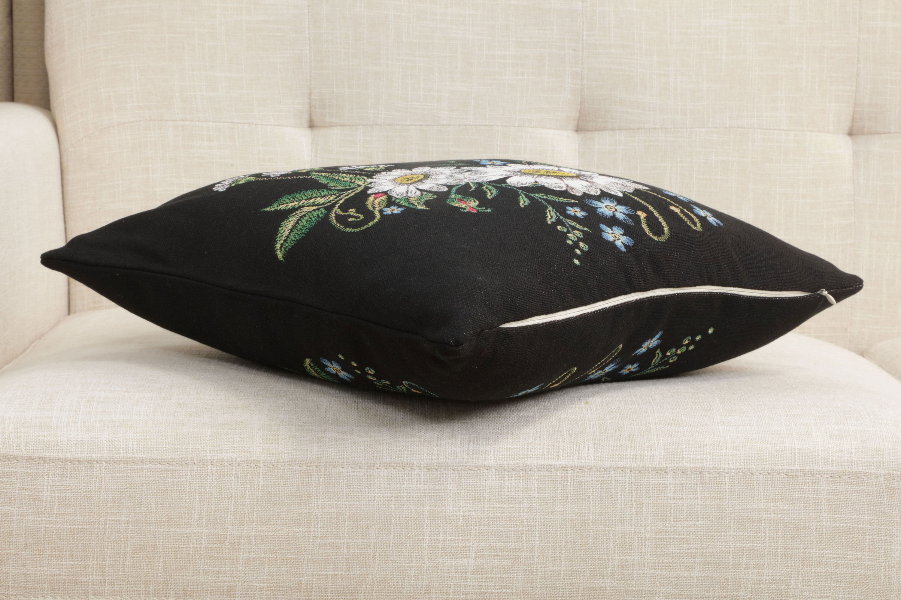William Morris Barleta Tapestry Pillow Cover 18x18 Inch Cotton Jacquard Woven Cushion Cover