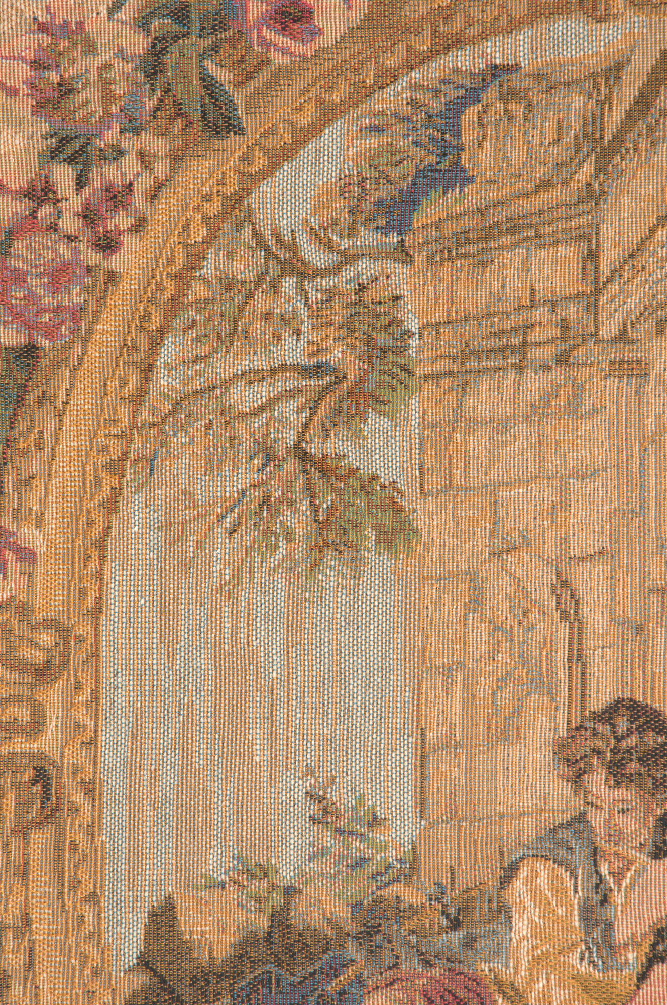 Francois Boucher Serenade Creme I Tapestry Wall Hanging 29 x 19 in Jacquard Woven French Romantic Wall Art