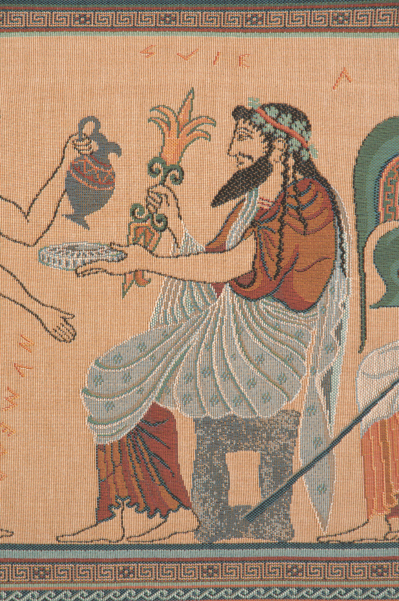 Olympians French Tapestry | Close Up 1