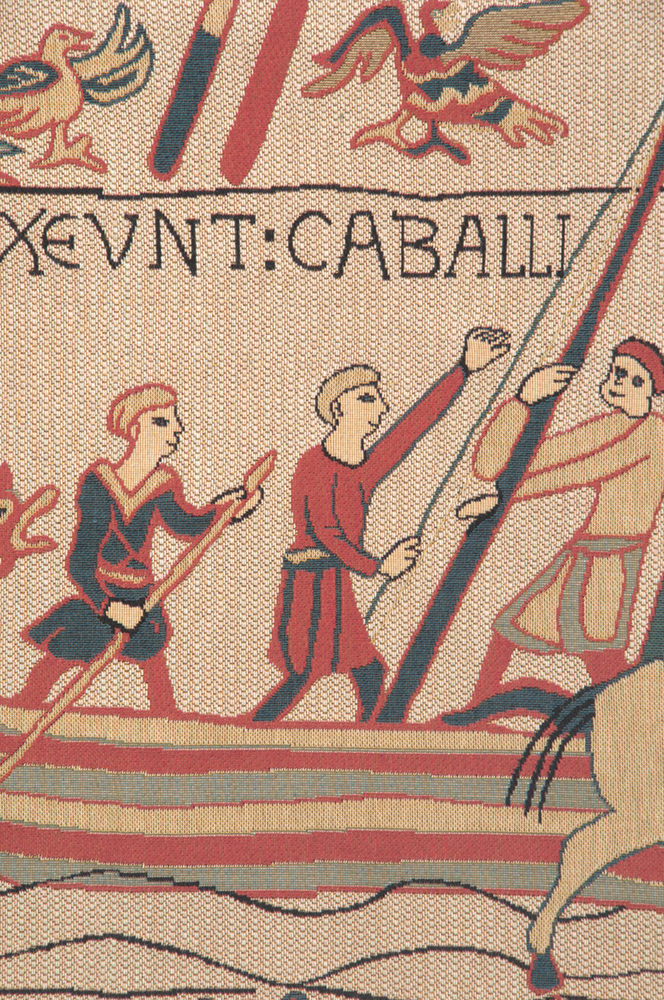 Bayeux Vintage Tapestry Wall Hanging 18 x 54 in