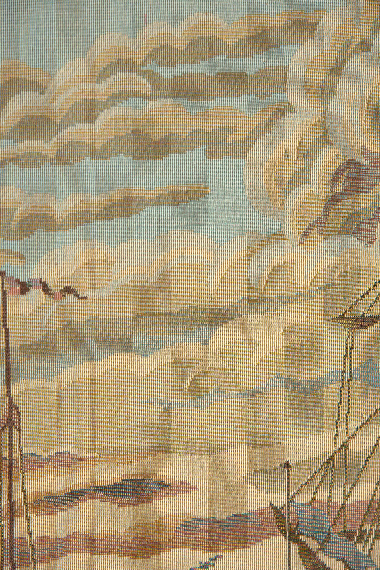 Francesco Guardi The Galleon Decorative Tapestry Wall Hanging 19 x 16 in