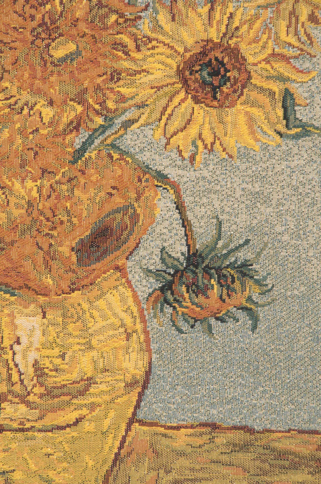 Vincent Van Gogh Sun III Tapestry Pillow Cover 18x18 Inch Cotton Jacquard Woven Cushion Cover