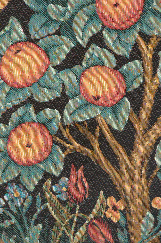 The Orange Tree French Tapestry Wall Hanging 27 x 28 in Jacquard Woven Botanical Garden Wall Art