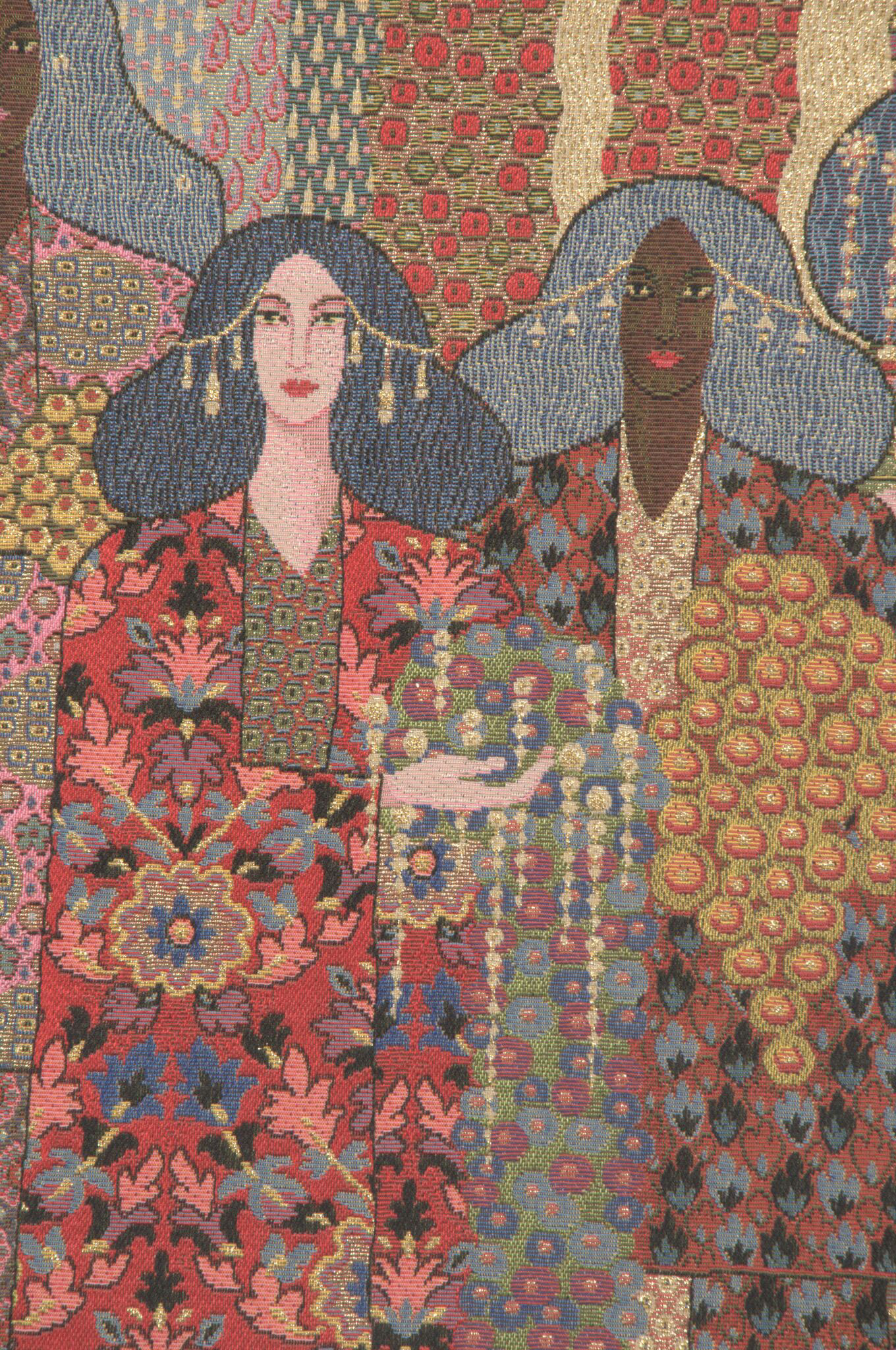 Vittorio Zecchin Aladin Decorative Tapestry Wall Hanging 26 x 34 in Art Deco Oriental Jacquard Woven Wall Art Home Decor