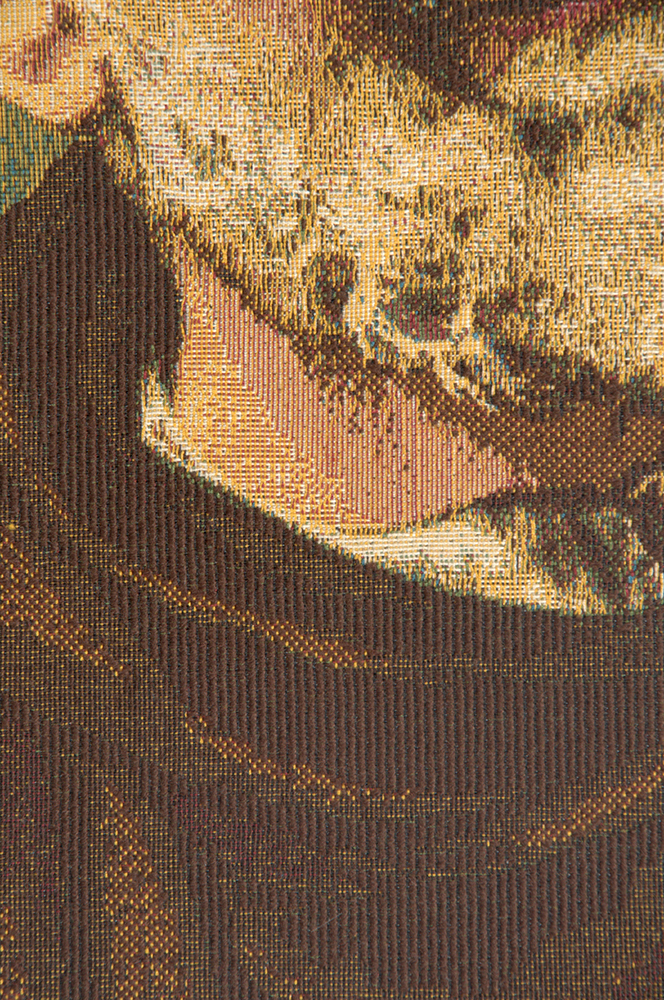 Padre Pio Italian Tapestry Wall Hanging 19x12 Inch Cotton Jacquard Woven Wall Tapestry
