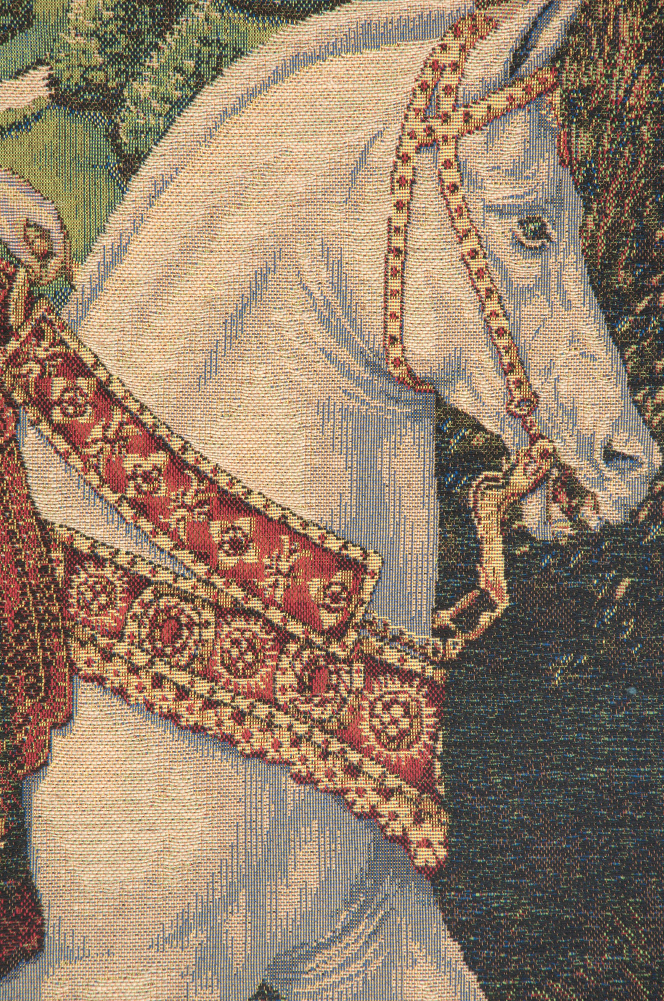 Benozzo Gozzoli Melchior Tapestry Wall Hanging 38 x 28 in Renaissance Religious Jacquard Woven European Art
