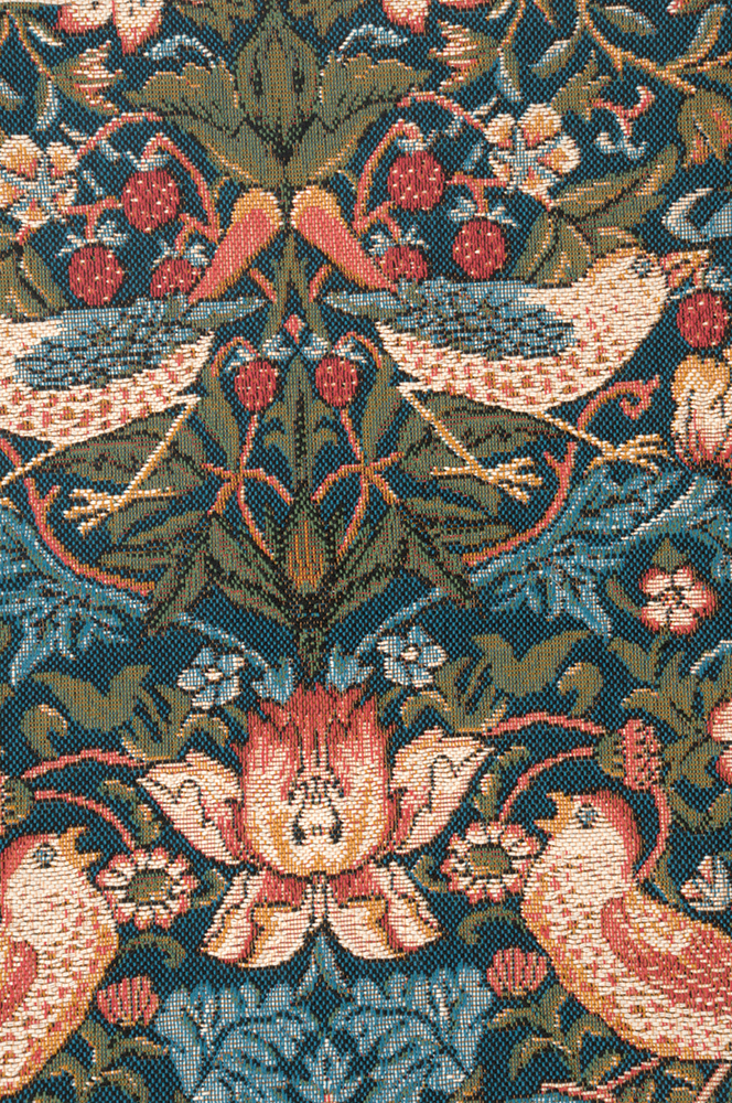 William Morris Birds Face to Face I Tapestry Wall Hanging 26 x 19 in Jacquard Woven Arts Crafts Decor