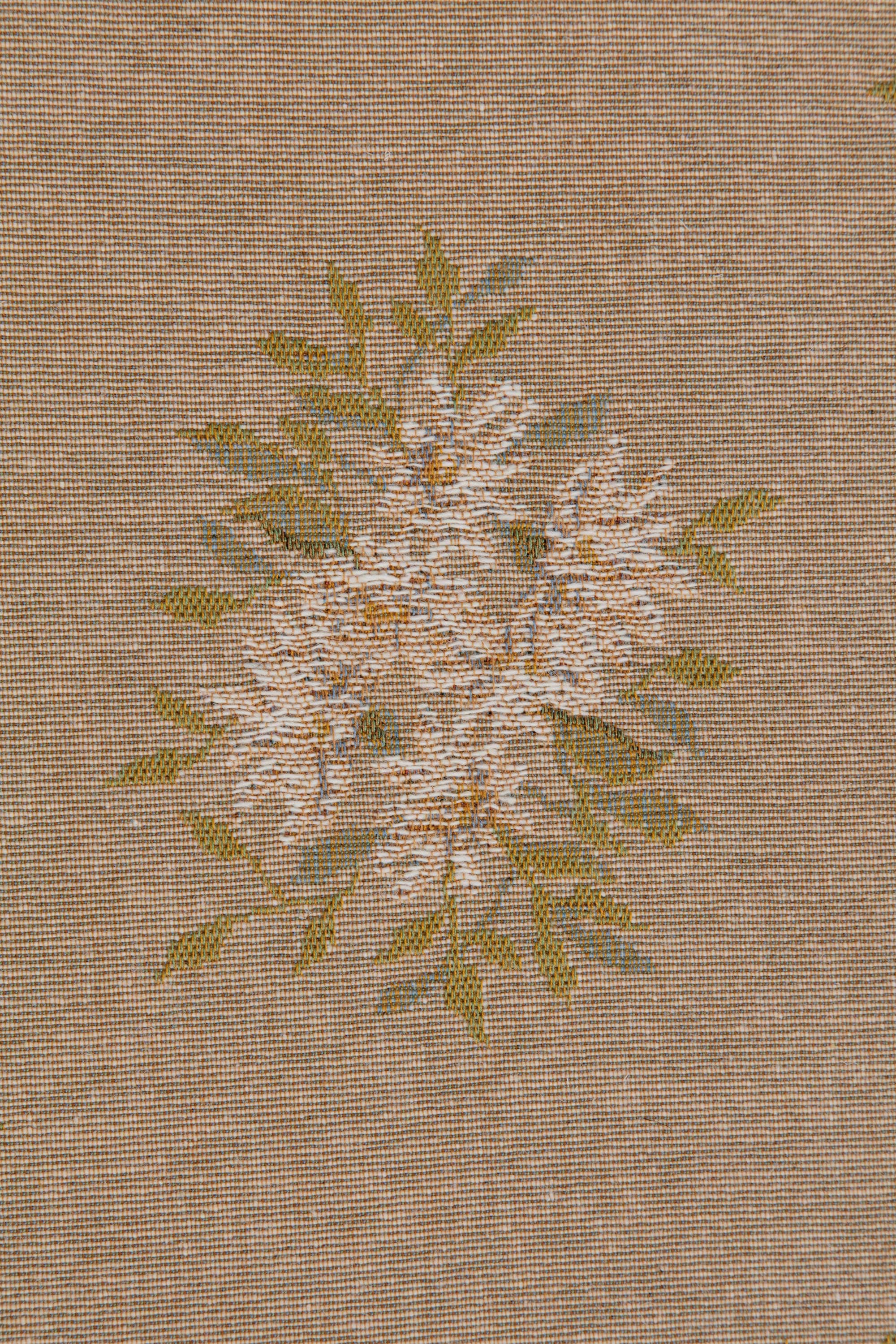 Aubusson Light I Large French Jacquard Woven Table Runner 71x14 Inch Traditional Decor