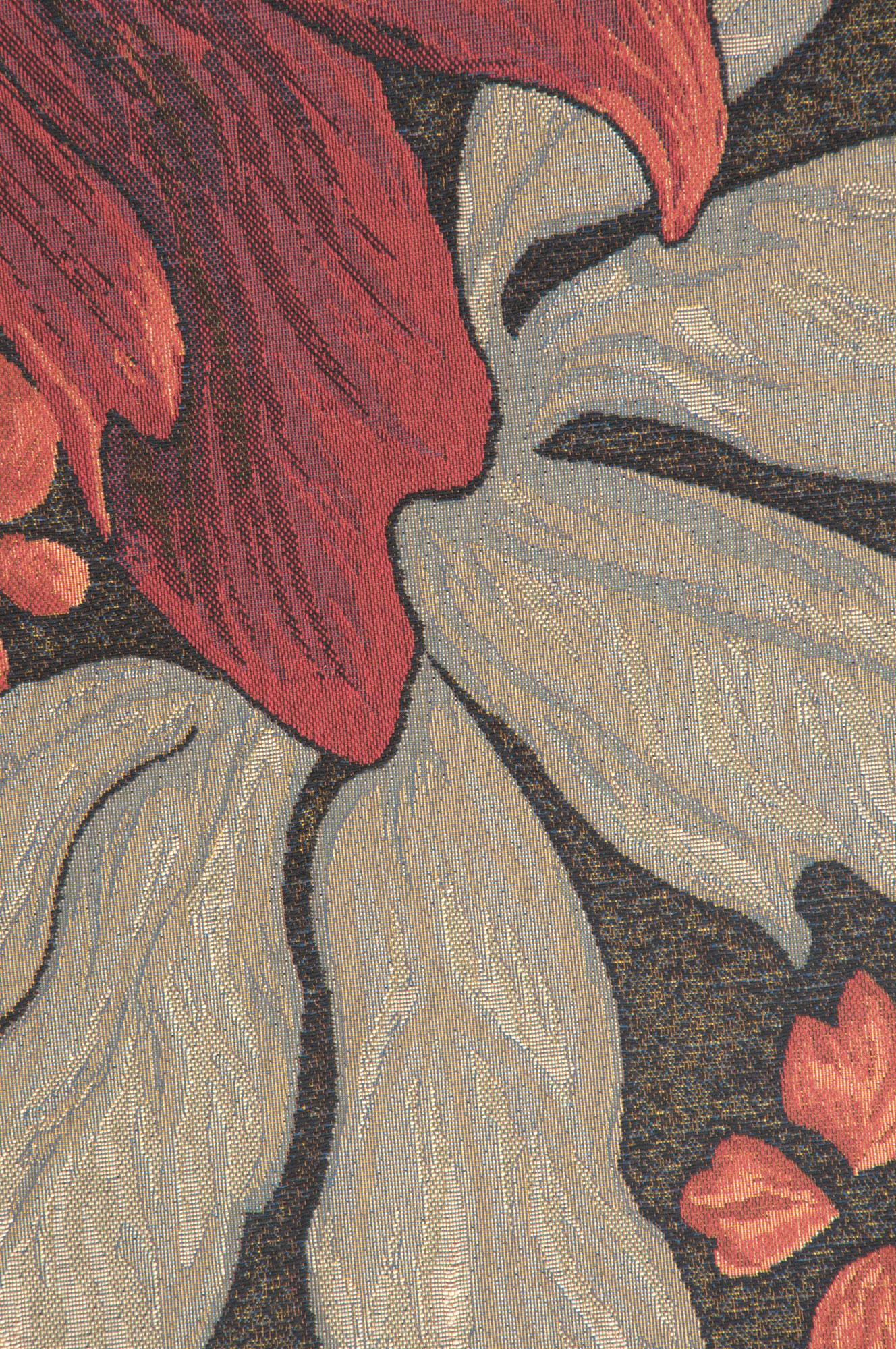 Dark Althea French Tapestry Wall Hanging 78x28 Inch Cotton Jacquard Woven Wall Tapestry