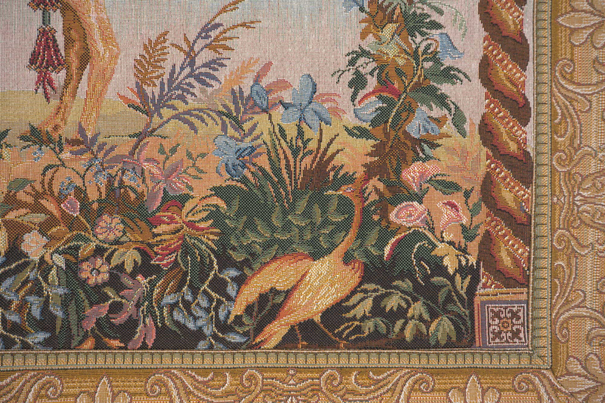Jean-Baptiste Huet The Camel Vintage Tapestry Wall Hanging 25 x 32 in Jacquard Woven Animal Wall Art