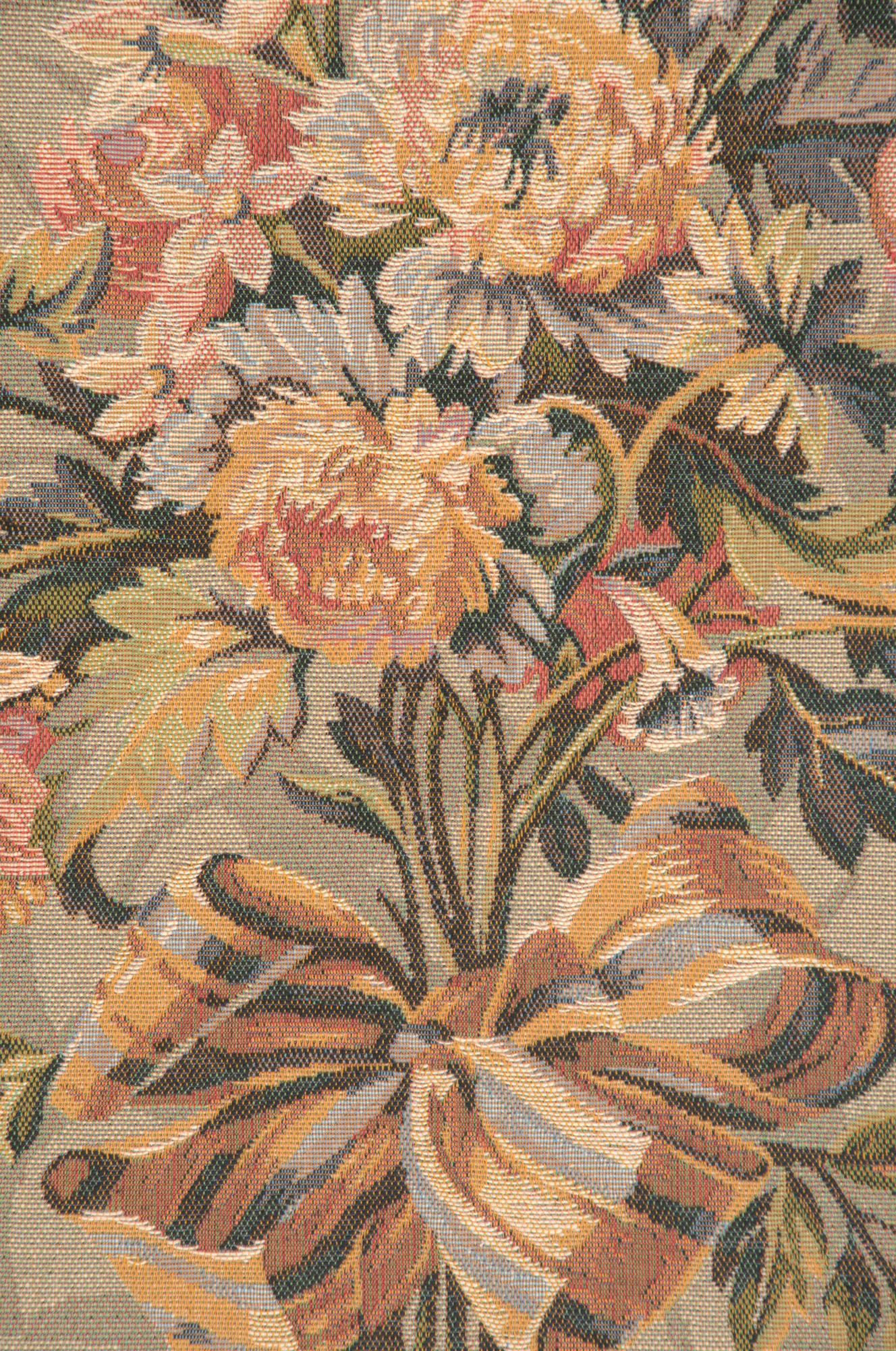 Petit Bouquet French Tapestry Wall Hanging 40x30 Inch Cotton Jacquard Woven Wall Tapestry