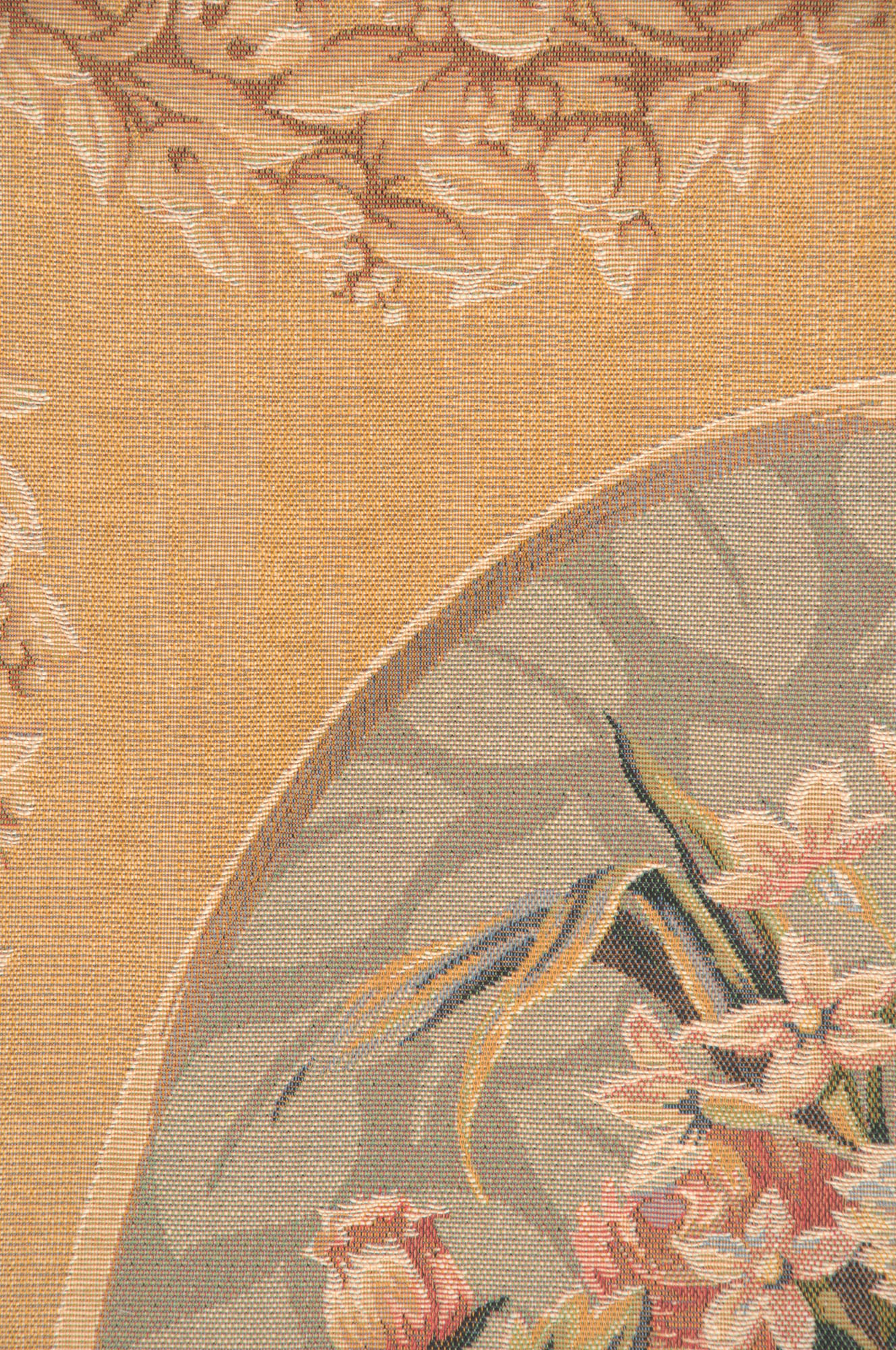 Petit Bouquet French Tapestry Wall Hanging 40x30 Inch Cotton Jacquard Woven Wall Tapestry