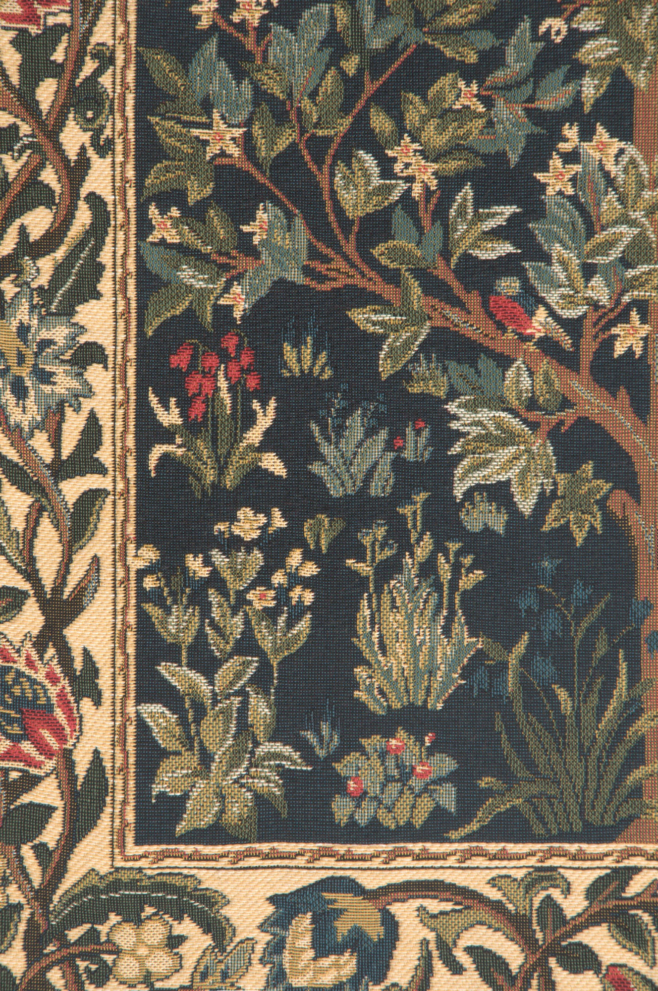 William Morris Tree of Life I Tapestry Wall Hanging 24 x 18 in