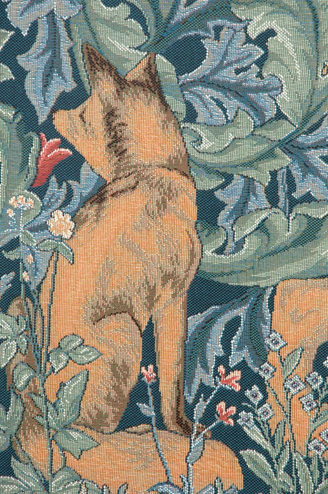 William Morris Lion I Tapestry Wall Hanging 19 x 33 in