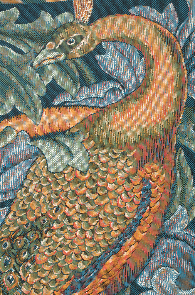 Peacock French Tapestry | Close Up 1