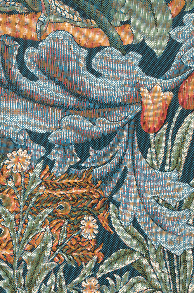 Peacock French Tapestry | Close Up 2
