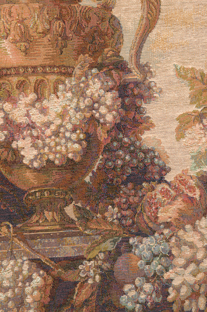 Vase and Raisins French Tapestry | Close Up 2