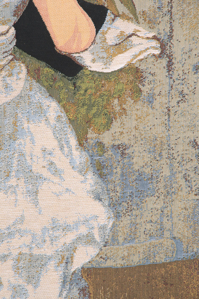 Auguste Renoir Dance In The City Decorative Tapestry Wall Hanging 36 x 19 French Impressionist Woven Art