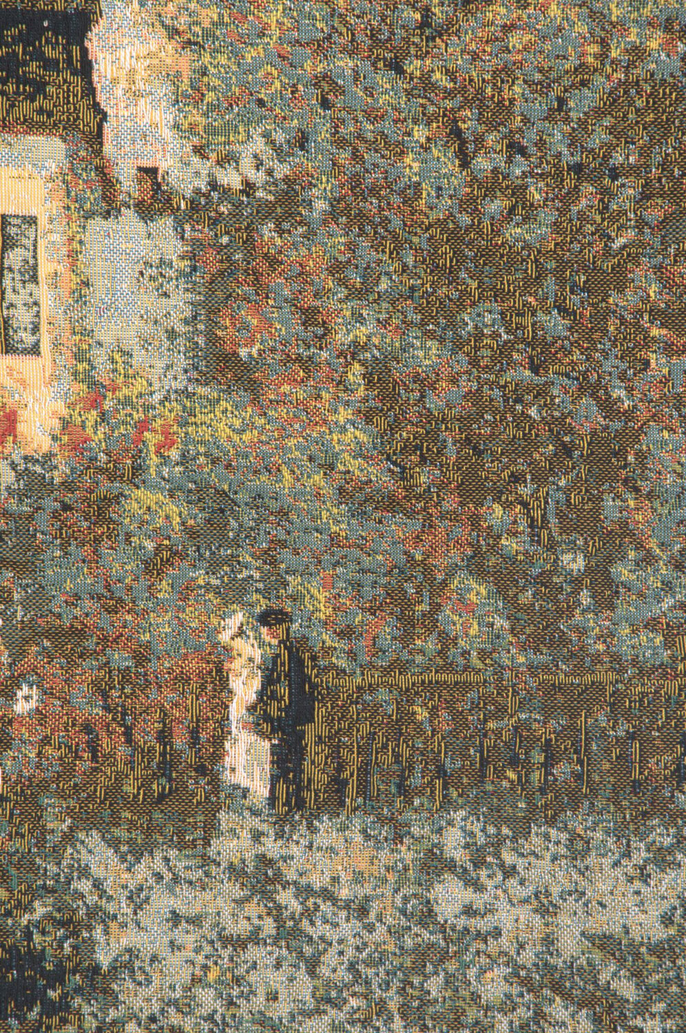 Claude Monet The House Vintage Tapestry Wall Hanging 18 x 24 in French Impressionist Landscape Wall Decor