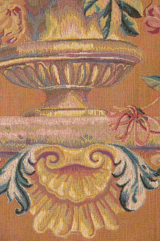 Bouquet XVIII English Bouquet French Tapestry Wall Hanging 58x44 Inch Cotton Jacquard Woven Wall Tapestry
