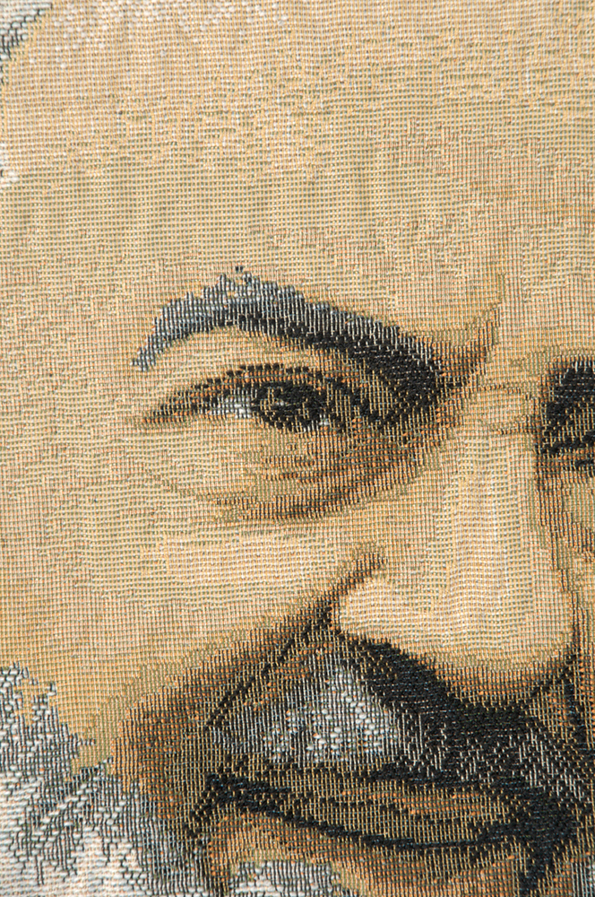 St. Pio Italian Tapestry Wall Hanging 18x13 Inch Cotton Jacquard Woven Wall Tapestry