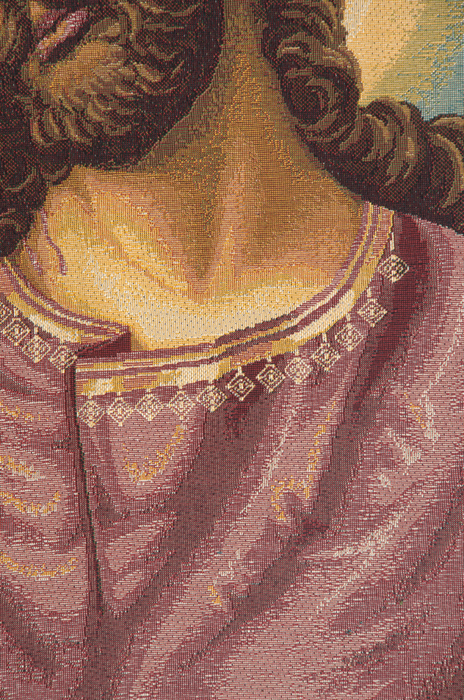 Guido Reni Christ's Thorns Coronation Italian Tapestry Wall Hanging 26x17 Inch Cotton Jacquard Woven Wall Tapestry