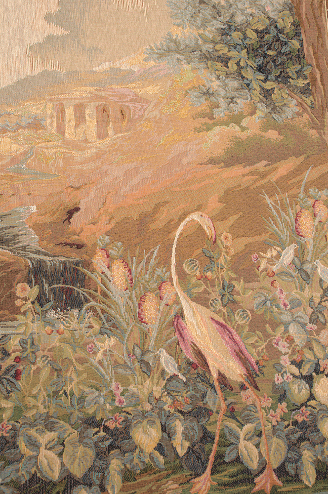 Albert Eckhout Le Point Deau Tapestry Wall Hanging 58 x 58 in Jacquard Woven Classical Wall Art