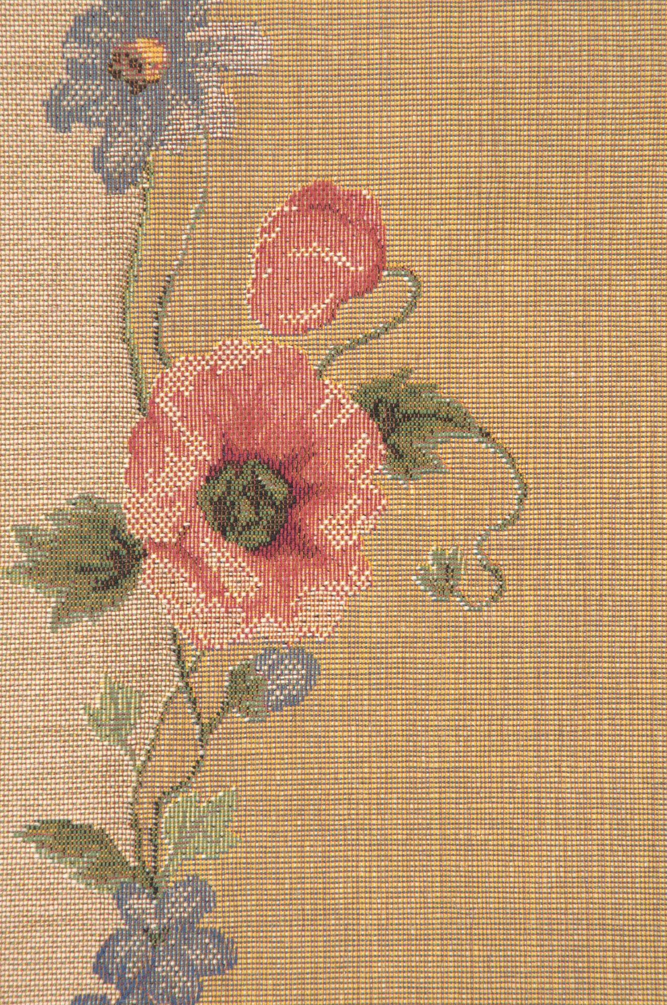 French Floral Roses Jacquard Woven Table Runner 72x14 Inch Traditional French Floral Decor