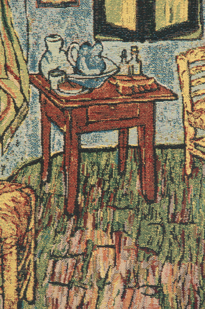 Vincent Van Gogh The Bedroom Tapestry Wall Hanging 26 x 33 in Impressionist Bedroom Jacquard Woven Fine Art Decor