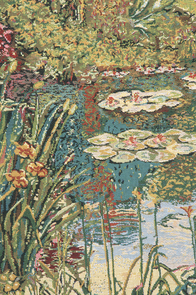 Claude Monet Parc de Tapestry Wall Hanging 42 x 70 in Impressionist Landscape Jacquard Woven Fine Art Decor