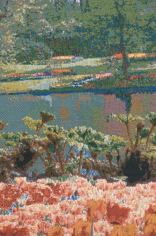 Keukenhof Belgian Tapestry Wall Hanging 26x40 Inch Cotton Jacquard Woven Wall Tapestry