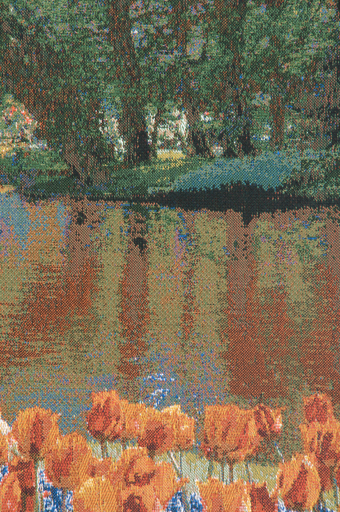 Keukenhof Belgian Tapestry Wall Hanging 26x40 Inch Cotton Jacquard Woven Wall Tapestry