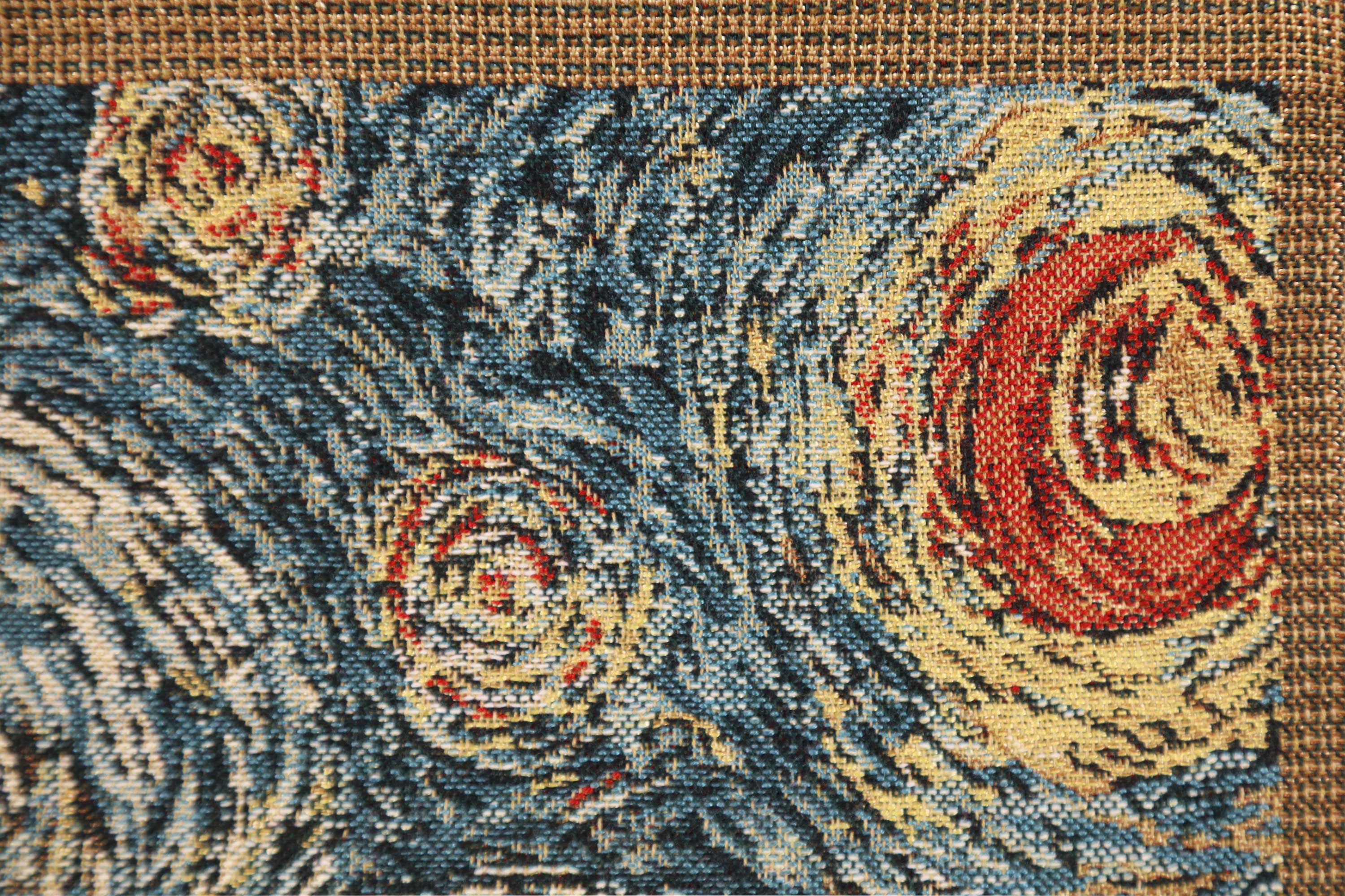 Vincent Van Gogh Starry Night Tapestry Pillow Cover 16x16 Inch Cotton Jacquard Woven Cushion Cover