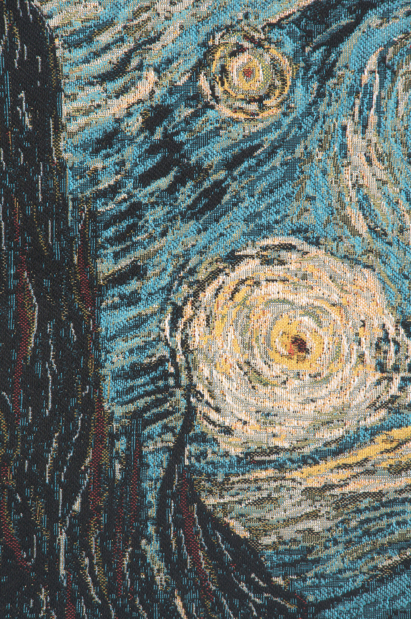 Vincent Van Gogh The Starry Night Tapestry Wall Hanging 26 x 34 in Impressionist Jacquard Woven Wall Decor