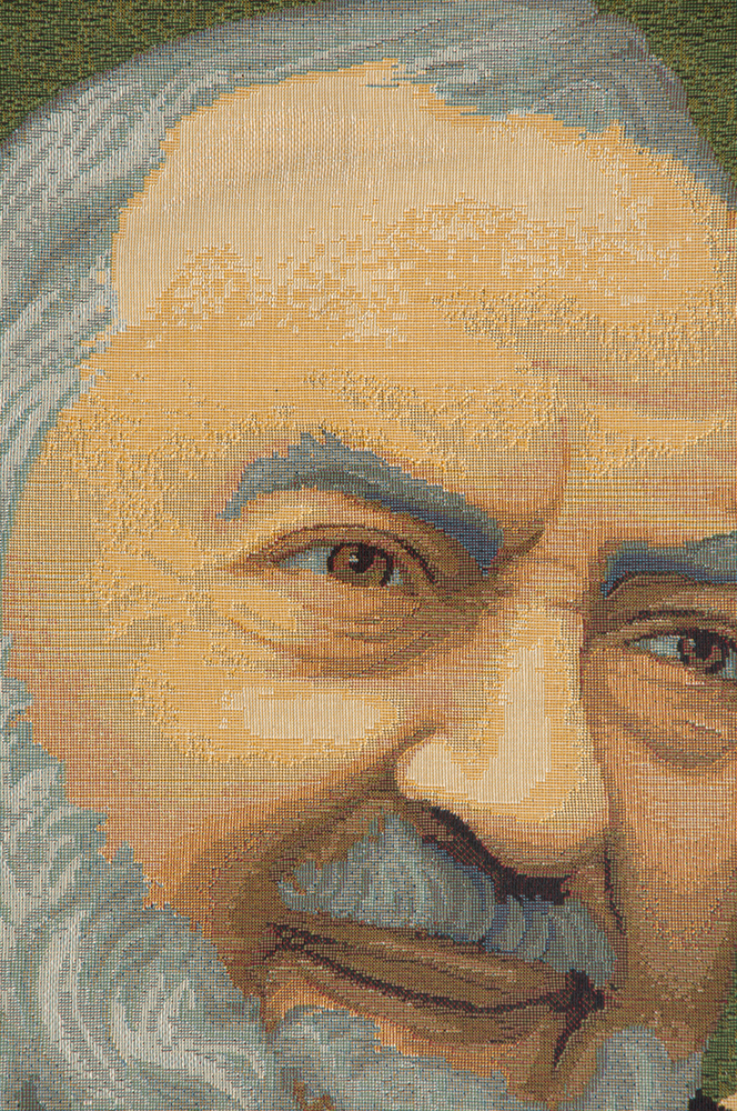 San Pio Father Pio Tapestry Pillow Cover 24x20 Inch Cotton Jacquard Woven Cushion Cover