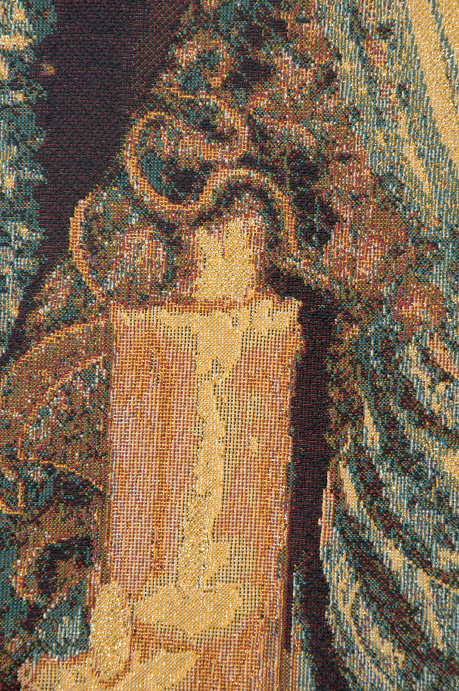 St. Seville Italian Tapestry Wall Hanging 19x12 Inch Cotton Jacquard Woven Wall Tapestry