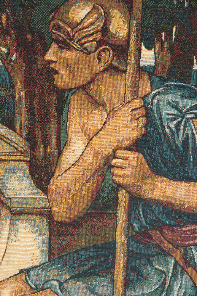 John William Waterhouse Giason Medea Tapestry Wall Hanging 34 x 24 in Pre Raphaelite Mythology Jacquard Woven Decor